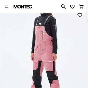montec insulated snow bib and jacket!
